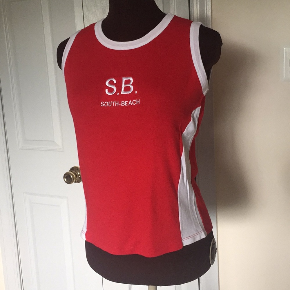 South Beach FL tee sleeveless